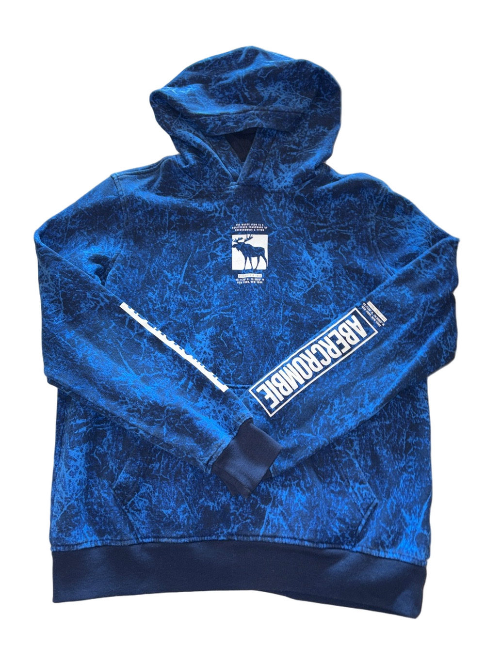 Abercrombie Kids 15/16 Blue Hooded Sweatshirt